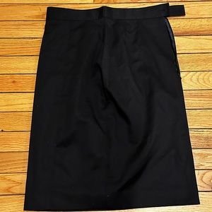 Simple Black Escada Pencil Skirt